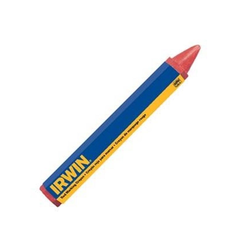 Irwin 66404 Permanent Lumber Crayon, Black, 1/2 in Dia, 4-1/2 in L Black (Pack of 12)