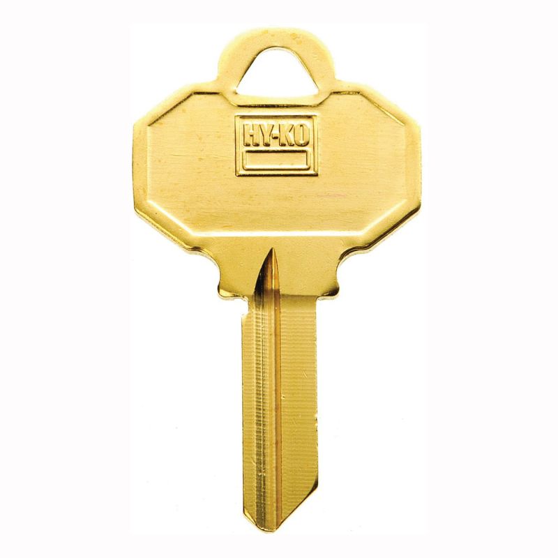Hy-Ko 11010BW5 Key Blank, Brass, Nickel, For: Baldwin Cabinet, House Locks and Padlocks