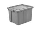 Sterilite 16786A06 Storage Tote, Polyethylene, Cement, 23-7/8 in L, 18-1/8 in W, 15-1/4 in H 18 Gal, Cement