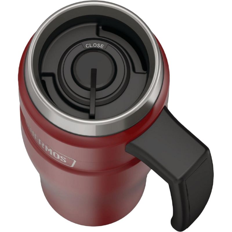 Thermos Stainless King Insulated Mug 16 Oz., Matte Red