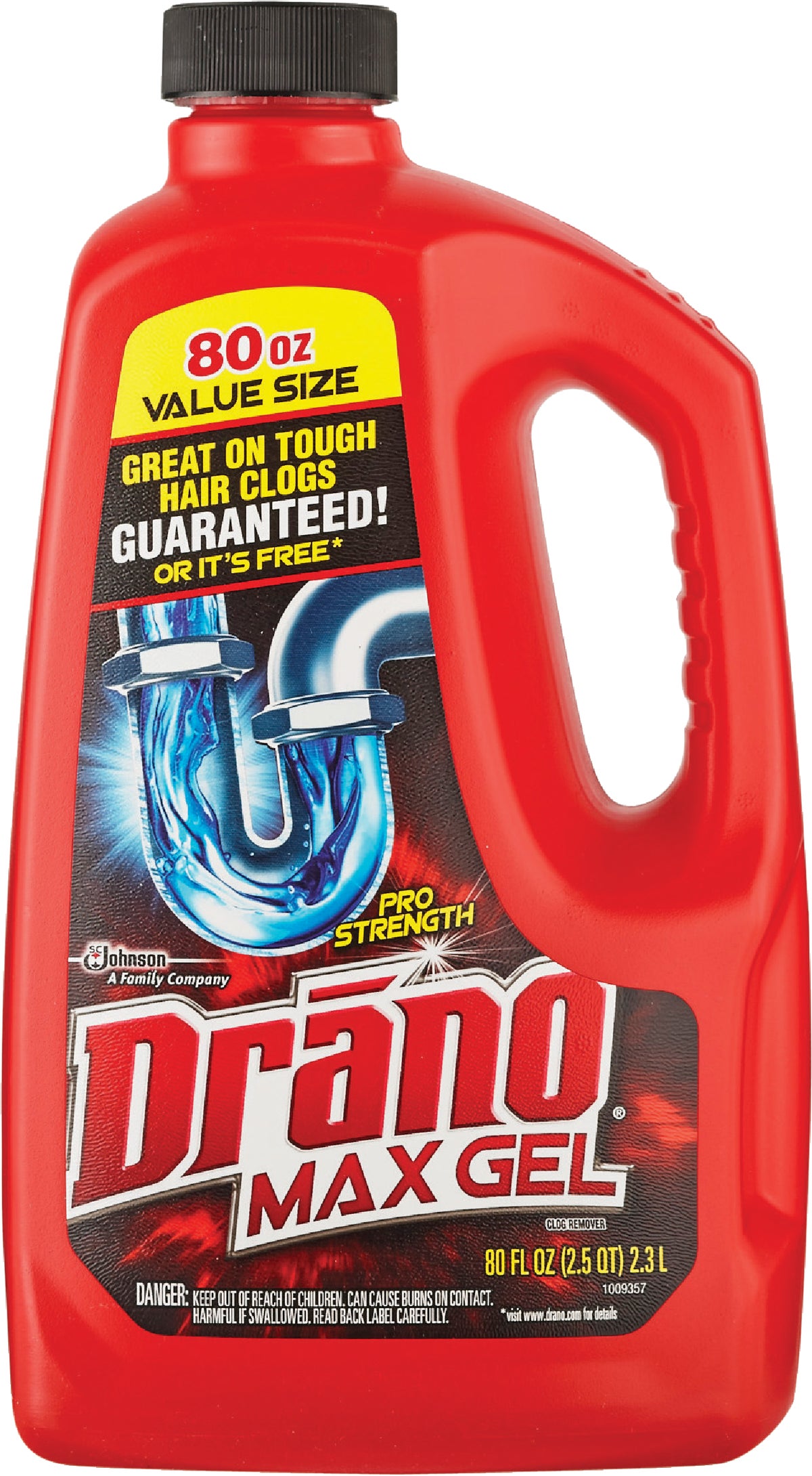 Drano Max Clog Remover, 42 oz Bottle, Natural Gel