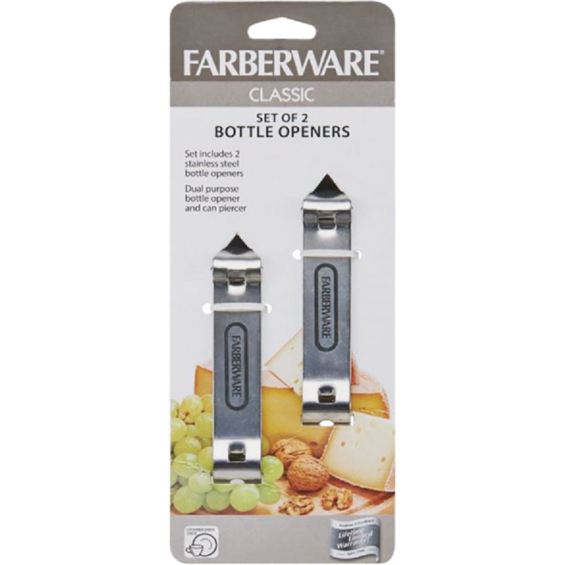 Farberware Bottle Opener Stainless Steel, Can &amp; Bottle