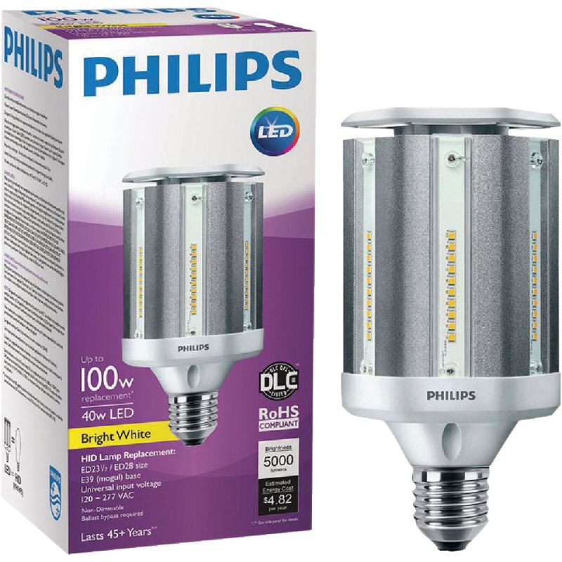 Philips ED28 Replacement Mogul Screw LED High-Intensity Light Bulb