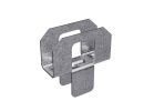 Simpson Strong-Tie PSCL 7/16-R50 Panel Sheathing Clip, 20 ga Thick Material, Steel, Galvanized