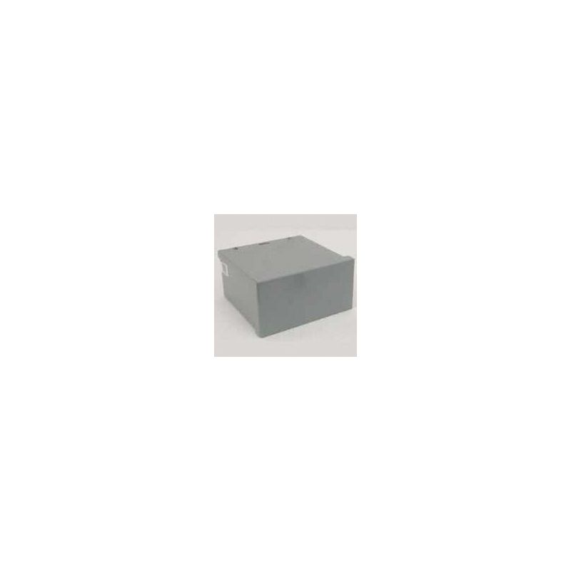 Wiegmann RSC060604RC Screw Cover, 1 -Gang, Carbon Steel, Gray, Polyester Powder-Coated, Wall Mounting Gray