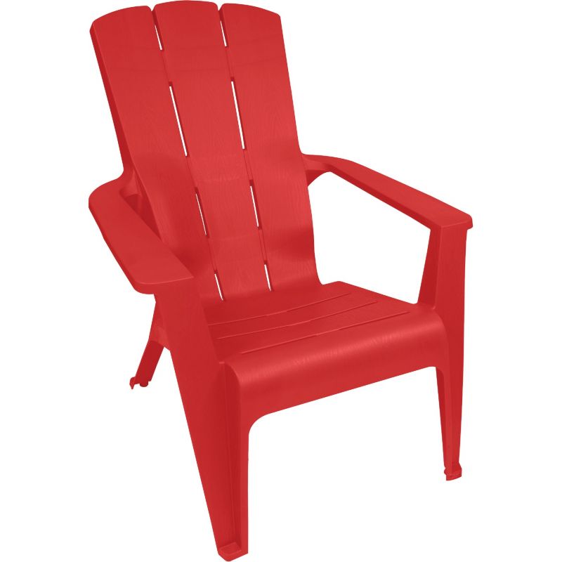 Gracious Living Resin Adirondack Chair Red Explosion