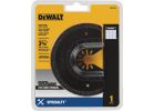 DEWALT Universal Fitment Carbide Semi-Circle Oscillating Grout Removal Blade