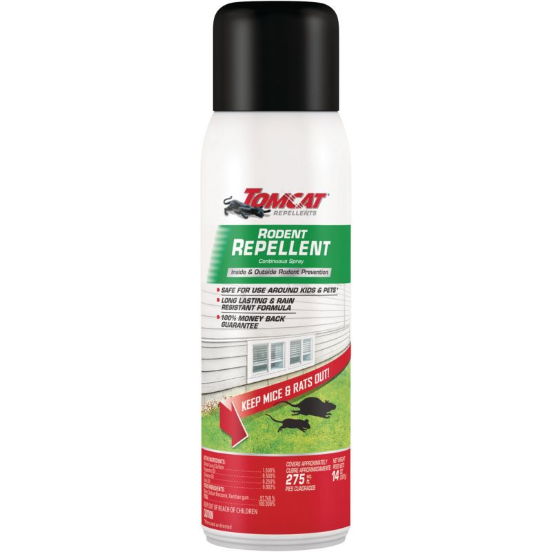 Tomcat Mouse &amp; Rat Repellent 14 Oz., Aerosol Spray