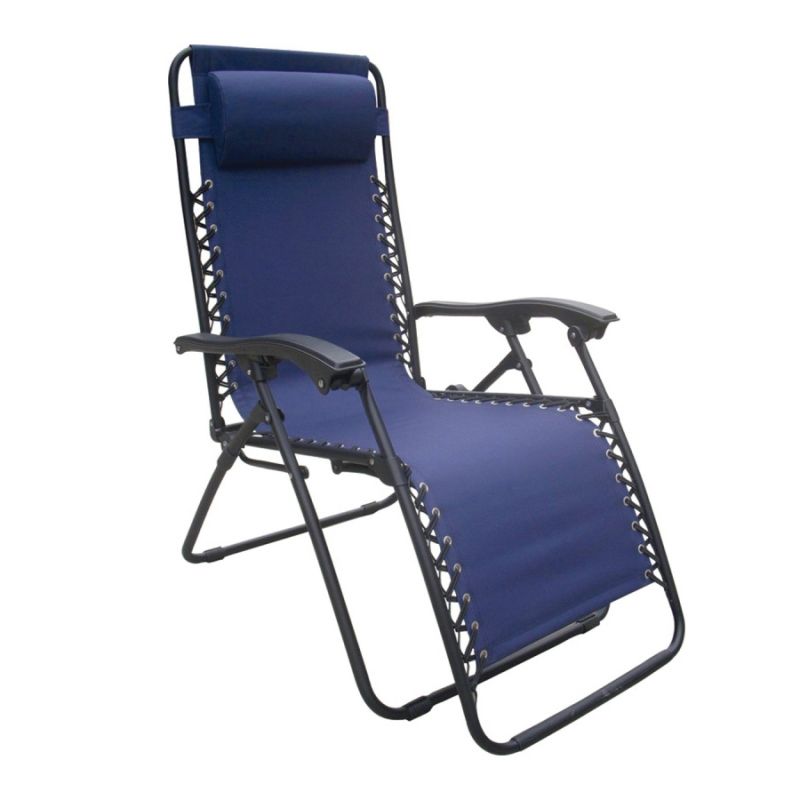 Seasonal Trends F5325O-1BKOX60 Relaxer Chair, 25.6 in W, 63 in D, 43.3 in H, 250 Ibs Capacity 250 Ib
