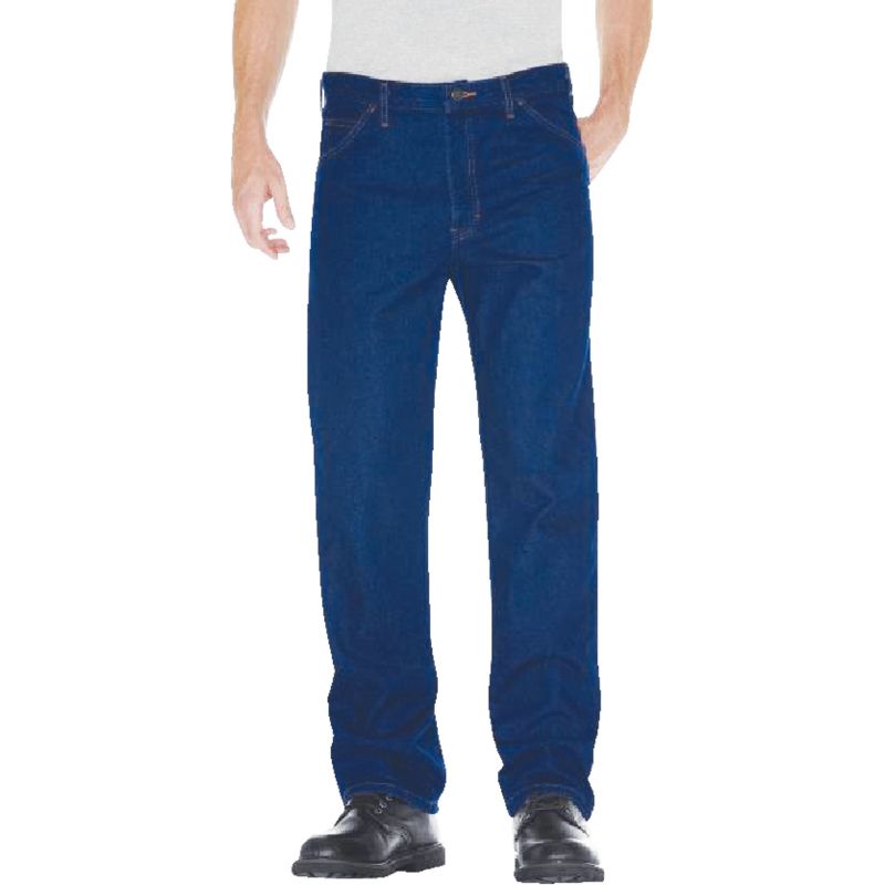 Dickies Regular Fit Jeans 36x32, Indigo Blue