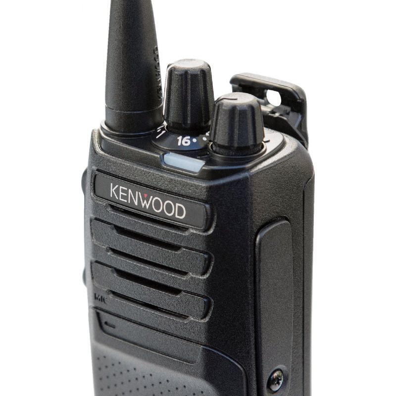 Kenwood Pro-Talk 2W UHF 16-Channel 2-Way Radio Black
