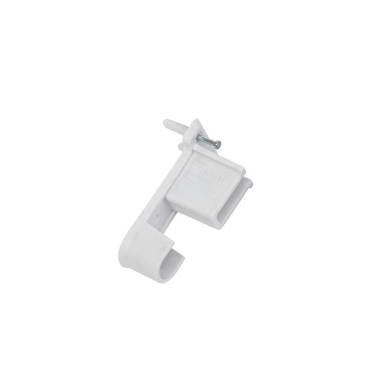 ClosetMaid SuperSlide 660900 Wall Bracket, 2 in L, 4-1/8 in H, Resin White