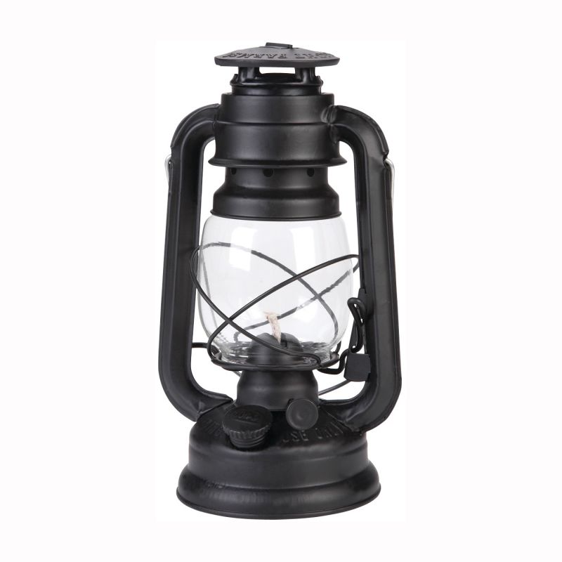 Lamplight 52664 Lantern, 5 oz Capacity, 15 hr Burn Time, Black 5 Oz, Black (Pack of 4)