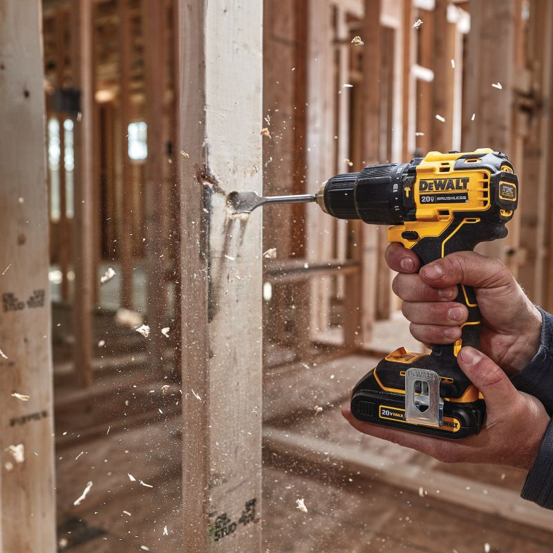 DeWALT ATOMIC DCD709B Cordless Compact Hammer Drill/Driver, Tool Only, 20 V, 1/2 in Chuck, Ratcheting Chuck