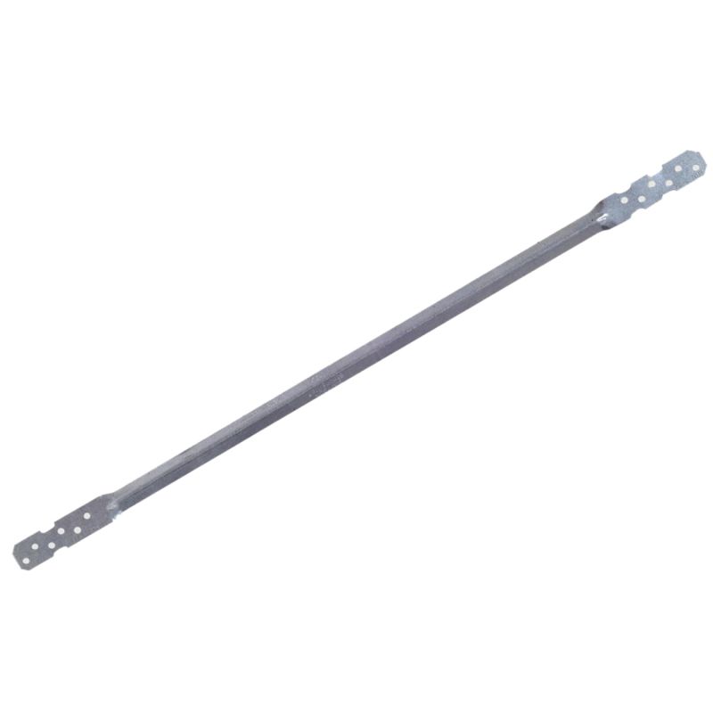 Simpson Strong-Tie LTB LTB20 Light Tension Bridging, 20 in L, 2 x 8, 2 x 10 in Post/Joist, Steel, Galvanized