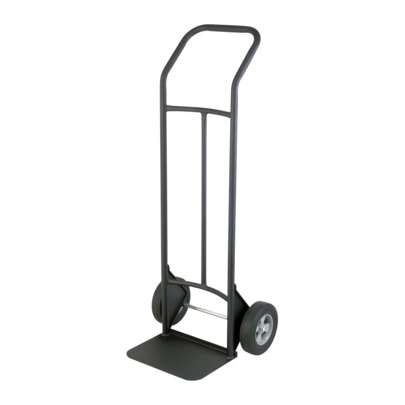 ProSource Hand Truck, 400 lb Weight Capacity, 14 in W x 10 in D Toe Plate, Black Black