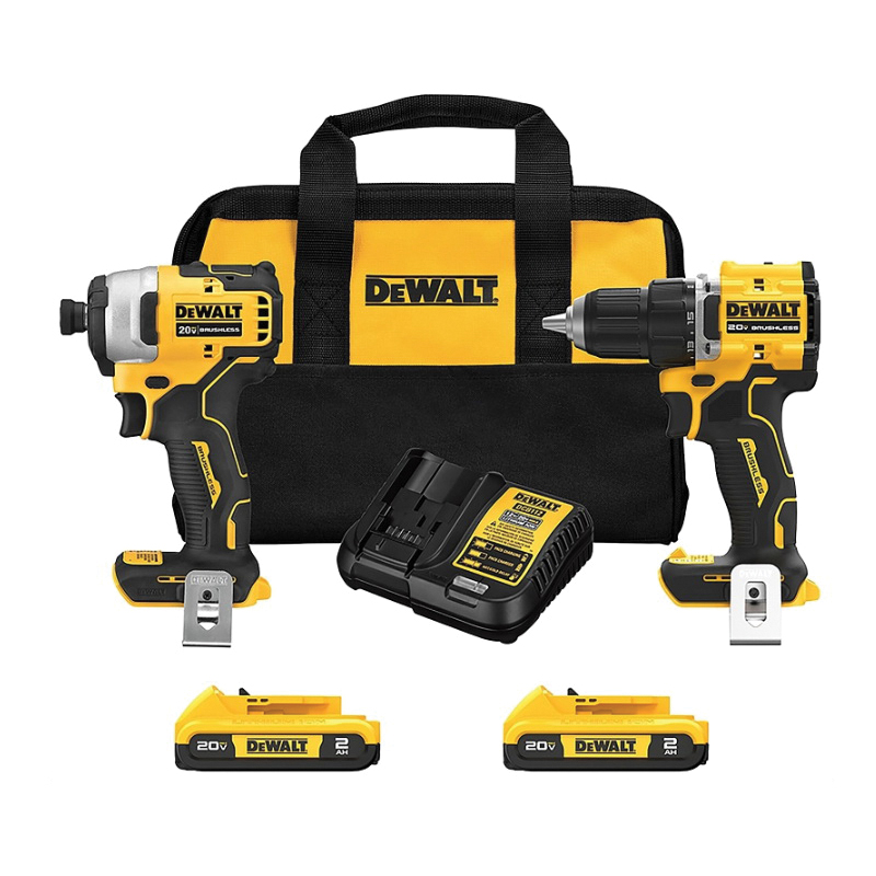 Buy DeWALT DCK225D2 Brushless Combo Kit, Battery Included, 2-Tool