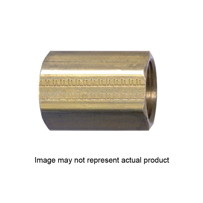 Fairview 103-AP Pipe Coupling, 1/8 in, FPT, Brass, 1200 psi Pressure
