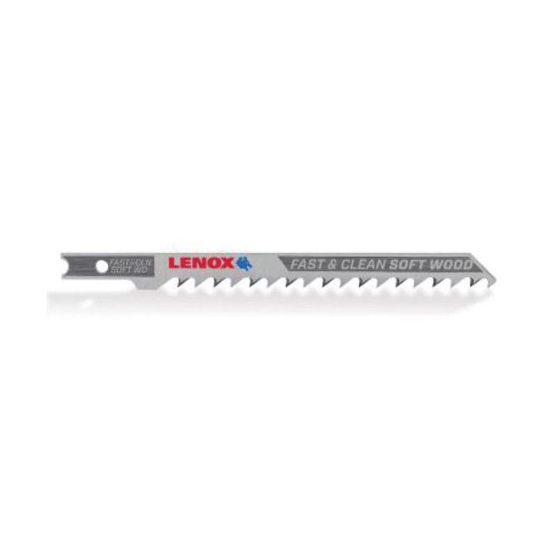 Lenox 1990846 Jig Saw Blade, 5/16 in W, 4 in L, 6 TPI, Bi-Metal Cutting Edge