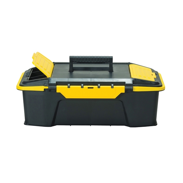 STANLEY STST14027 Tool Organizer, 13 in W, 3.4 in H, 15-Compartment,  14-Drawer, Plastic, Black/Yellow D&B Supply
