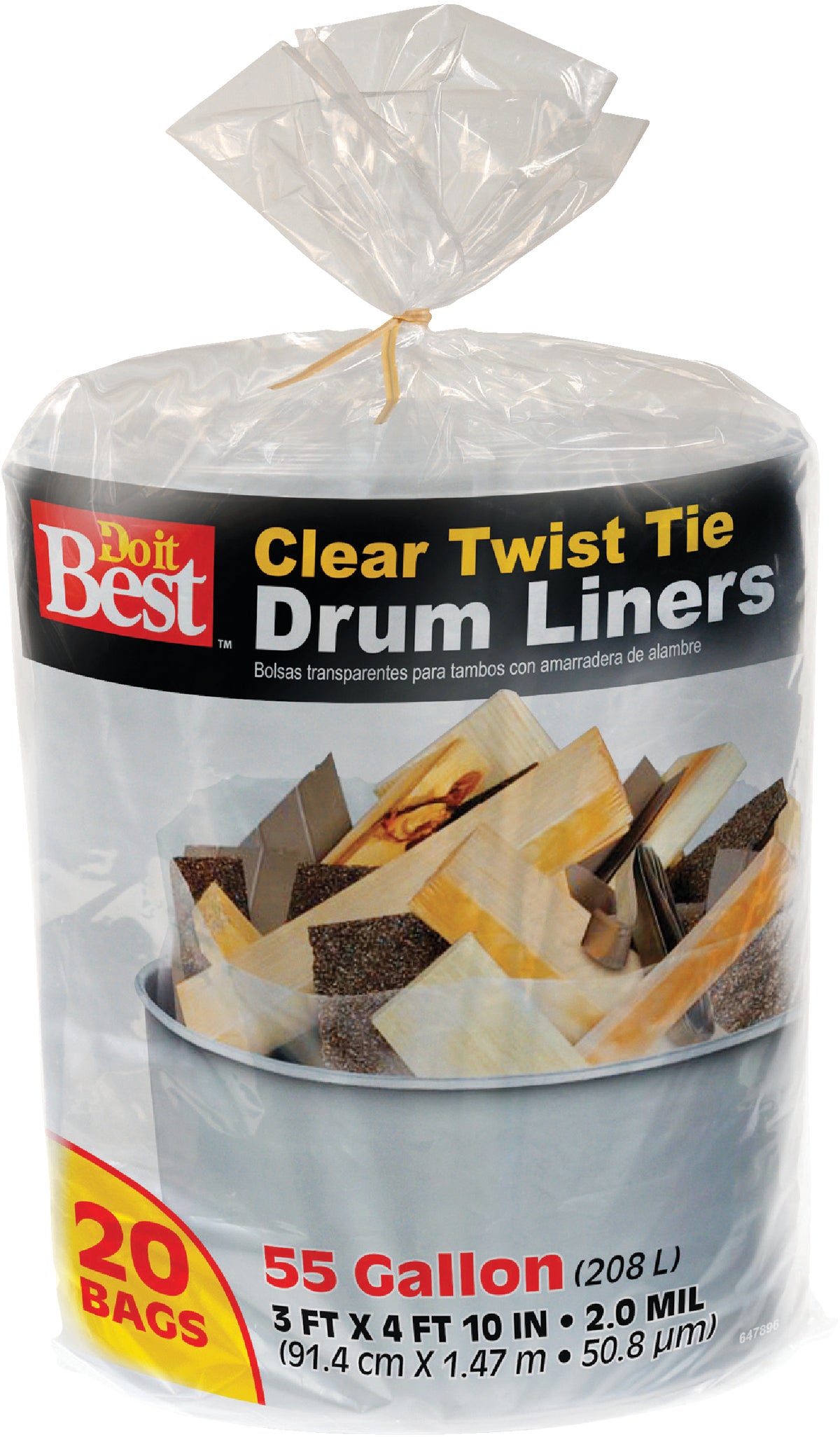 Buy Do it Best Drum Liner 55 Gal., Clear