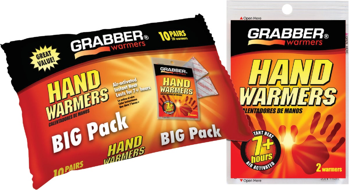 Grabber Peel N' Stick Air Activated Adhesive Body Warmers –