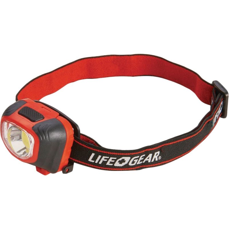 Life Gear Storm Proof LED Headlamp Red/Black