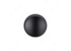 Richelieu Classic Series BP4923900 Knob, 1-3/16 in Projection, Brass, Matte 1-1/4 In, Black, Traditional