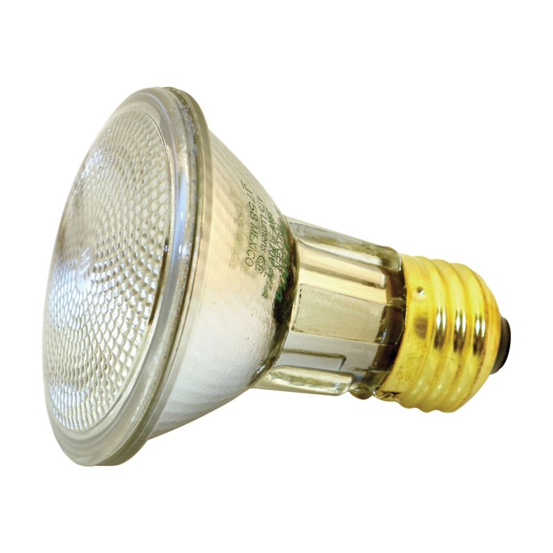 Sylvania 17182 Halogen Reflector Lamp, 39 W, Medium E26 Lamp Base, PAR20 Lamp, Bright White Light, 475 Lumens