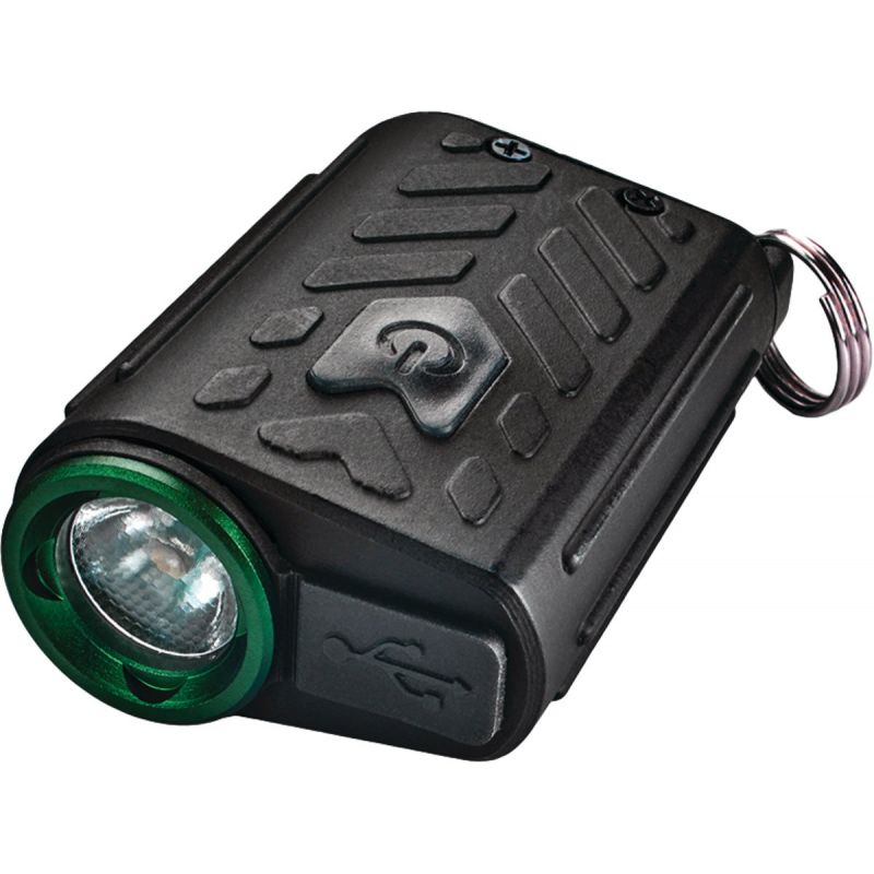 Police Security Seeker-R Rechargeable LED Key Chain Light Black