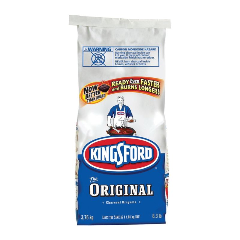 Kingsford 1709/01512 Charcoal Briquette, 8.3 lb Black (Pack of 6)