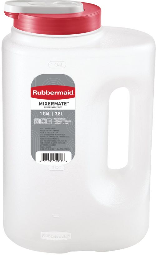 Rubbermaid Simply Pour 1 Gal. Pitcher, Food Storage, Household