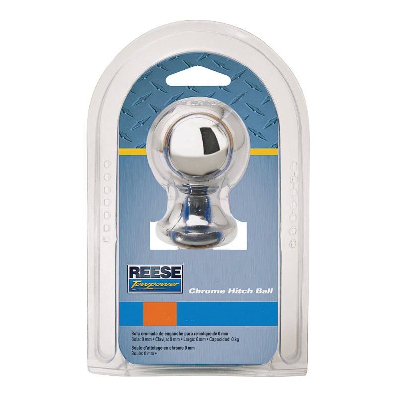 Reese Towpower 74008 Hitch Ball, 2 in Dia Ball, 3/4 in Dia Shank, 3500 lb Gross Towing, Steel