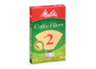 Melitta 612412 #2 Coffee Filter, Cone, Paper, Natural Brown Natural Brown