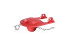 Korky 2017FR Toilet Flapper, Rubber, Red Red