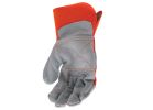 Boss Guard Series B71031-L Gloves, L, 8 to 8-3/8 in L, Wing Thumb, Safety, Canvas, Orange L, Orange