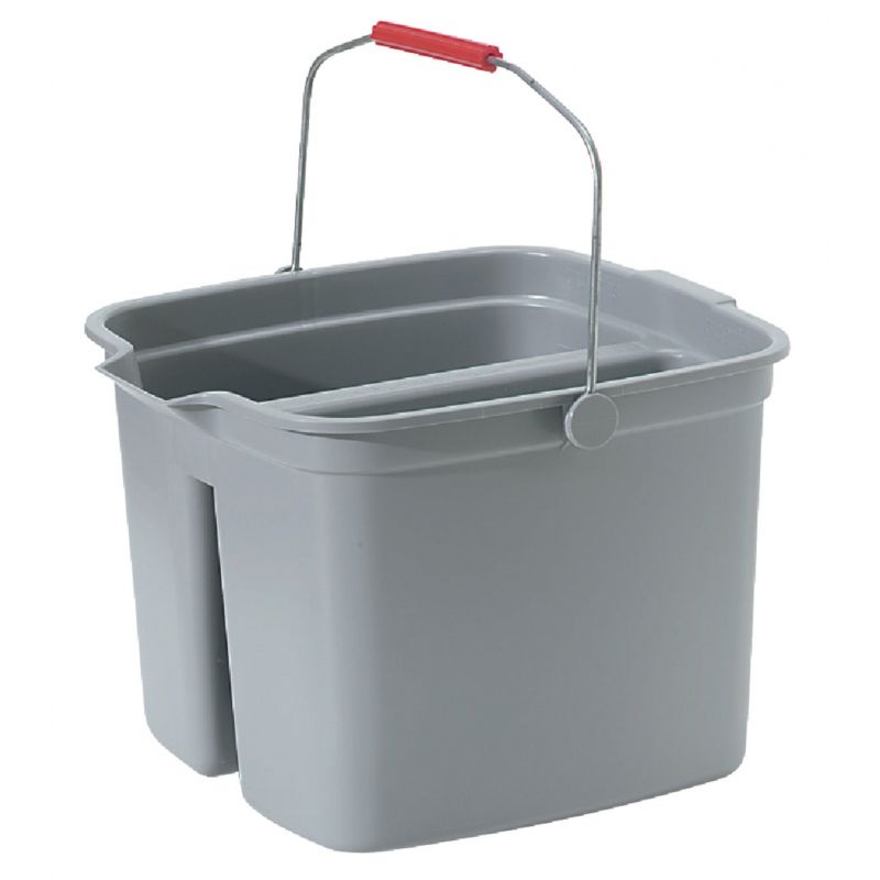Rubbermaid Commercial Divided Bucket 17 Qt., Gray