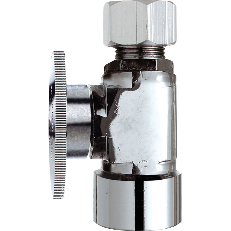 Do it FIP X Compression Quarter Turn Straight Valve 1/2&quot; FIP X 7/16&quot; OD Or 1/2&quot; OD