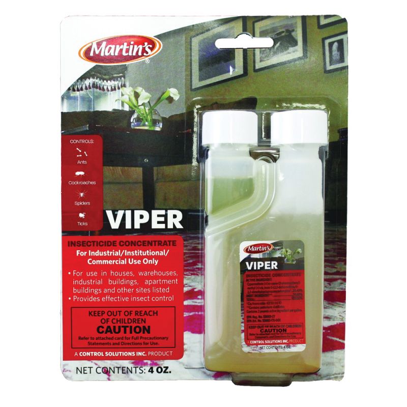 Martin&#039;s 82005005 Concentrated Insecticide Killer, Liquid, Spray Application, 4 oz Bottle Dark Amber