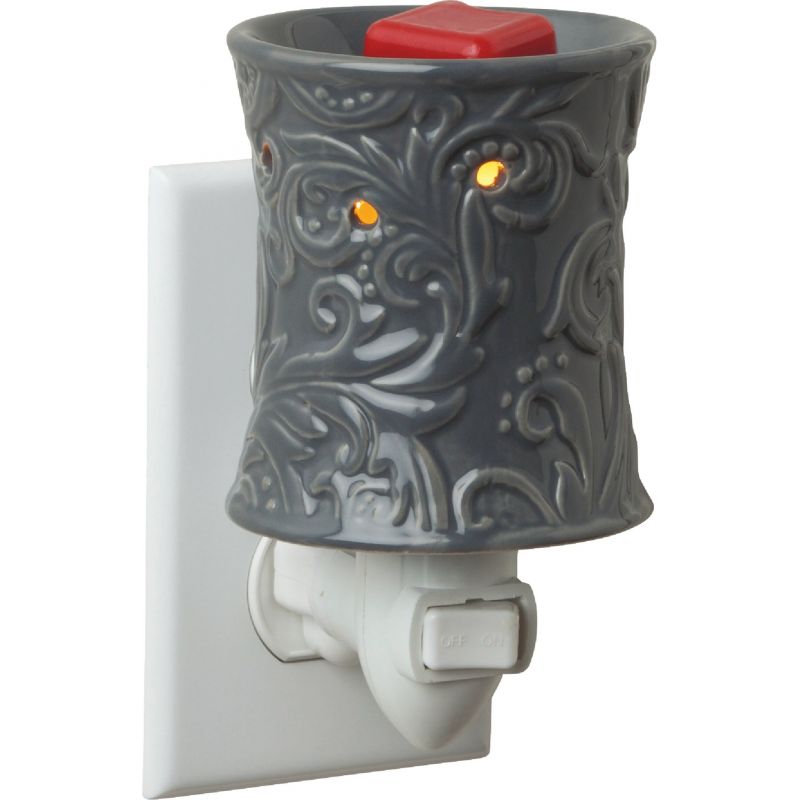 Candle Warmers Pluggable Fragrance Warmer Gray