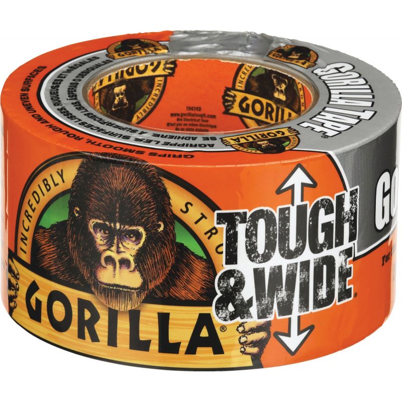 Gorilla Tough &amp; Wide Duct Tape Silver