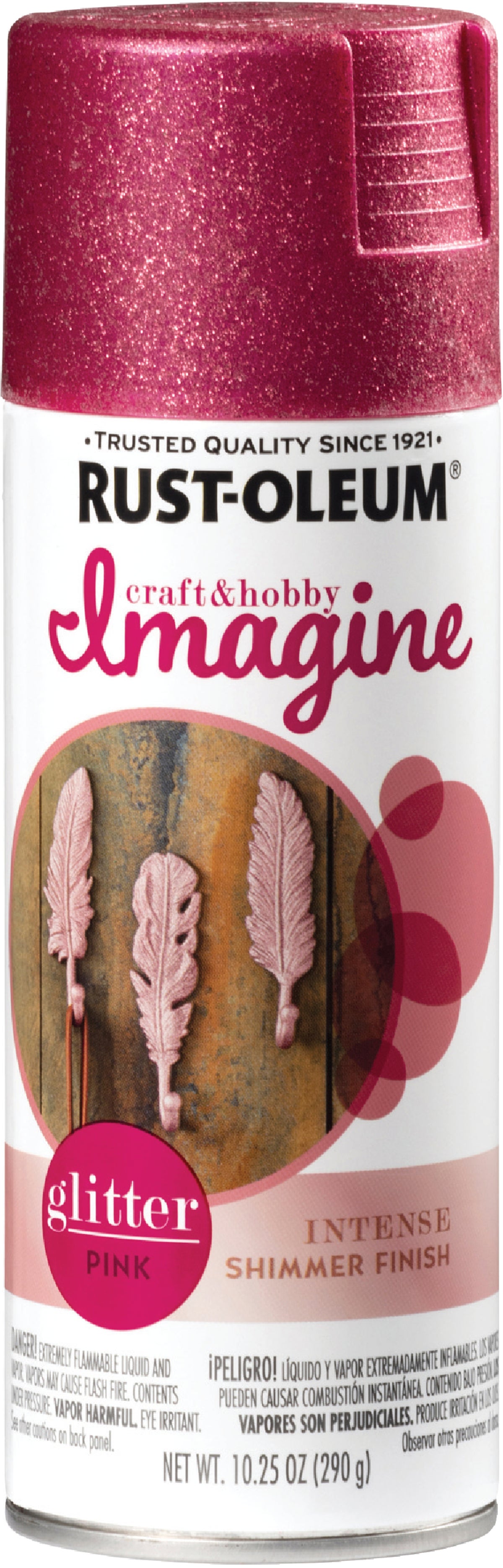 Rust-Oleum Imagine Silver Acrylic Glitter Paint (Half-Pint) in the Craft  Paint department at