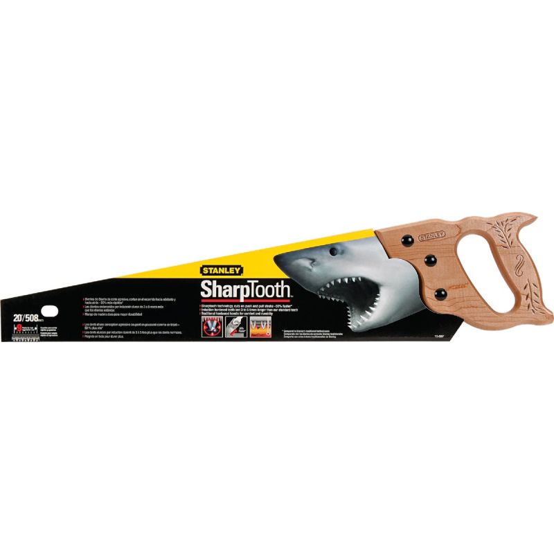 Stanley SharpTooth Heavy-Duty Hand Saw 20 In.