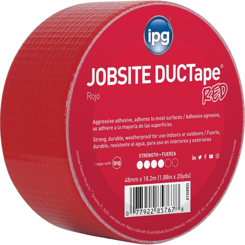 Intertape AC20 DUCTape General Purpose Duct Tape Red