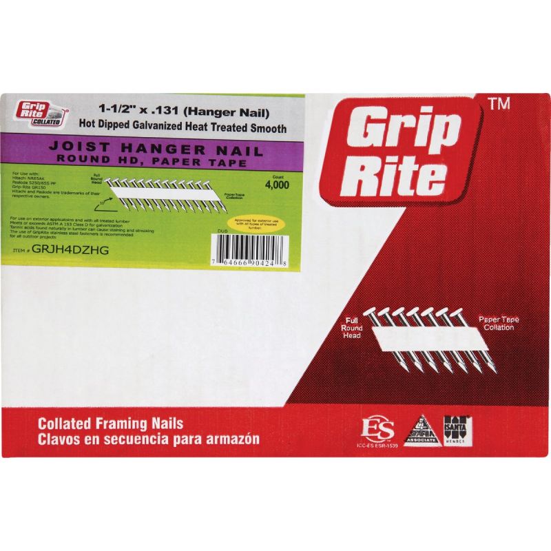 Grip-Rite Joist Hanger Nail 4d