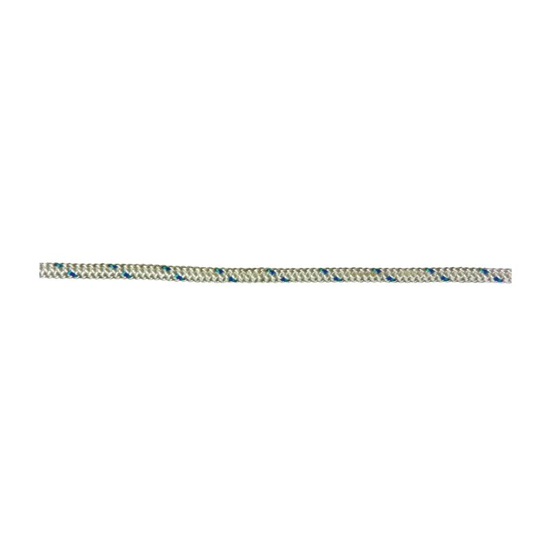 Ben-Mor 60011 Rope, 1/4 in, 150 ft L, Polyester, Blue/White 1/4 In, Blue/White