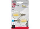 Satco Nuvo G16.5 Candelabra LED Decorative Light Bulb