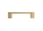 Richelieu BP816096CHBRZ Cabinet Pull, 4-7/16 in L Handle, 11/32 in H Handle, 1-3/32 in Projection, Metal Contemporary