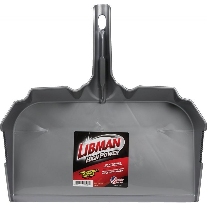 Libman High Power Industrial Grade Dust Pan Gray