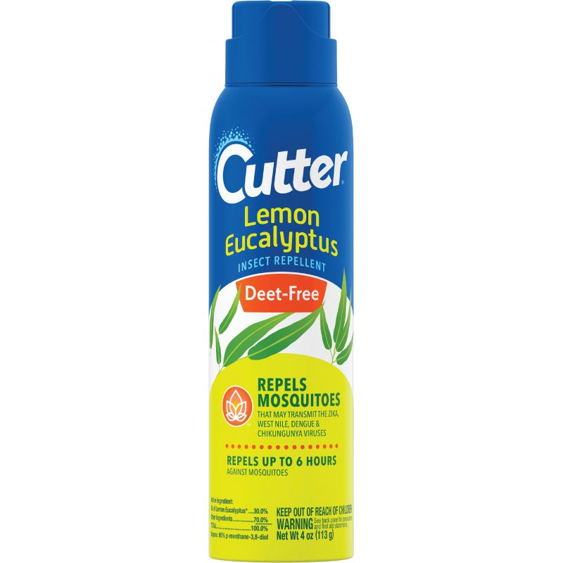 Cutter Lemon Eucalyptus Insect Repellent 4 Oz.